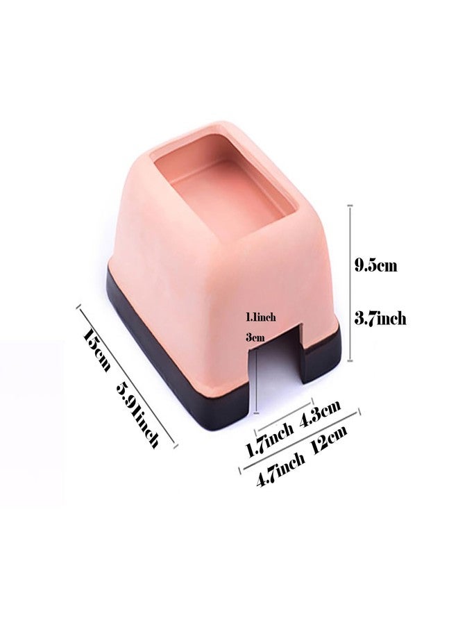 OMEM Premium Reptile Humidification Cave with Basin for Leopard Geckos Professional Clay Pottery Hideaway(Large) - Image 2